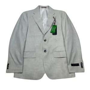Tommy Hilfiger Sport Coat Mens 36S‎ 36 Grey Patterned Stretch $295